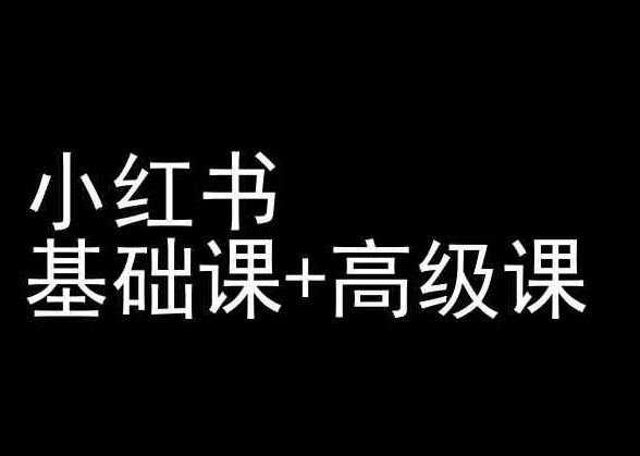 小红书基础课+高级课-小红书运营教程-来此网赚