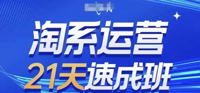 淘系运营21天速成班(更新24年5月)，0基础轻松搞定淘系运营，不做假把式-来此网赚