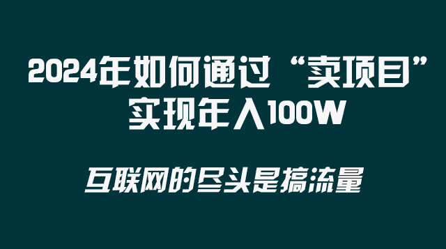 （8382期） 2024年如何通过“卖项目”实现年入100W-来此网赚