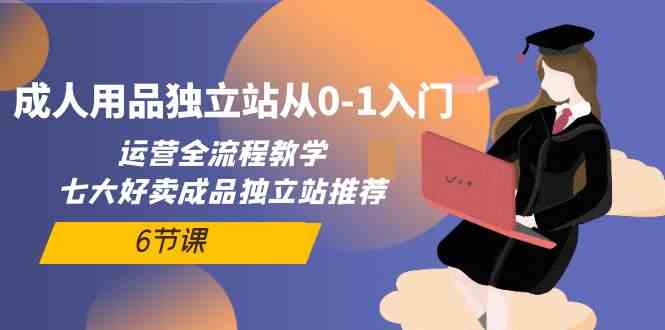 （10082期）成人用品独立站从0-1入门，运营全流程教学，七大好卖成品独立站推荐-6节课-来此网赚