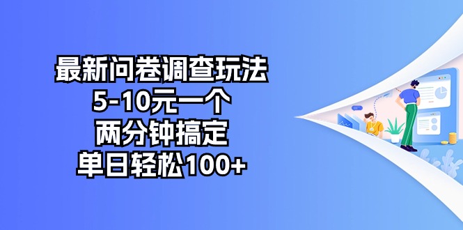 （10606期）最新问卷调查玩法，5-10元一个，两分钟搞定，单日轻松100+-来此网赚