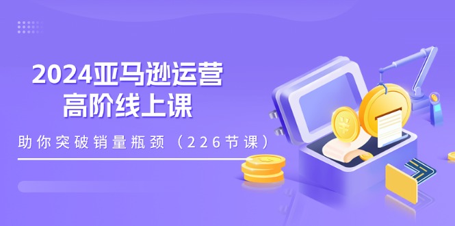 （11389期）2024亚马逊运营-高阶线上课，助你突破销量瓶颈（228节课）-来此网赚