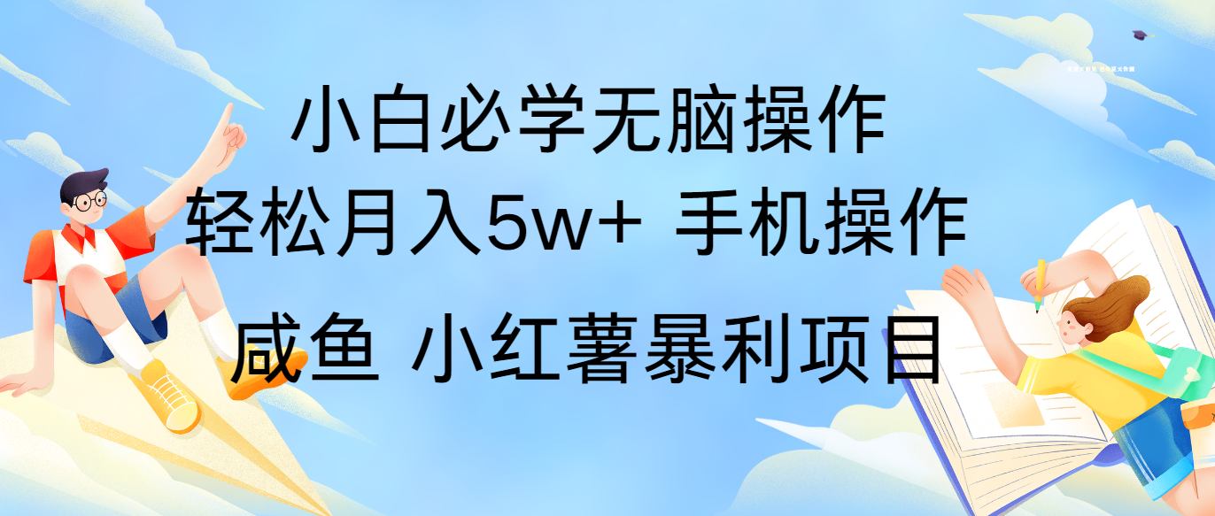 全网首发2024最暴利手机操作项目，简单无脑操作，每单利润最少500+-来此网赚