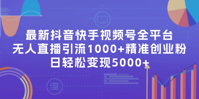 （11970期）最新抖音快手视频号全平台无人直播引流1000+精准创业粉，日轻松变现5000+-来此网赚