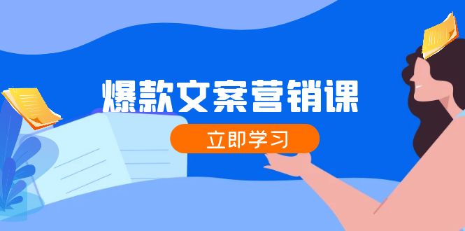 爆款文案营销课：公域转私域，涨粉成交一网打尽，各行业人士必备-来此网赚