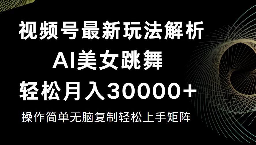 （12420期）视频号最新暴利玩法揭秘，轻松月入30000+-来此网赚